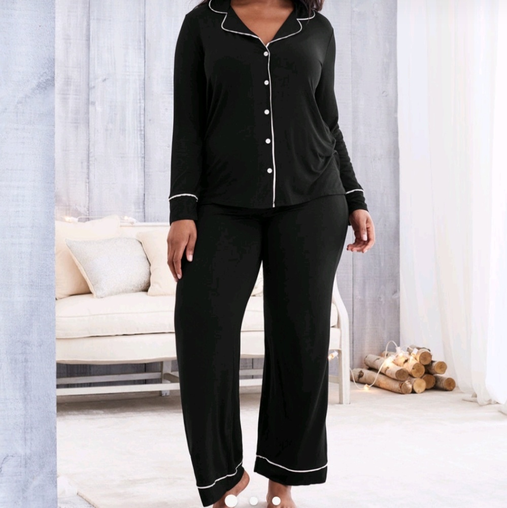 AdoreMe Black Pajamas